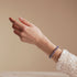 Blue Iris | .925 Sterling Silver | Firefly Glass Bracelet